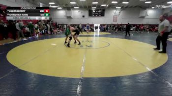 167 lbs Cons. Round 2 - Lucas Dickey, Mc Kinleyville vs Christian Haro, Concord