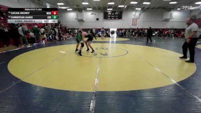 167 lbs Cons. Round 2 - Lucas Dickey, Mc Kinleyville vs Christian Haro, Concord