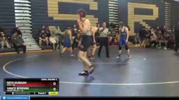 195 lbs Wrestleback 2 - Vance Bohman, Green Valley vs Seth Durham, Alta