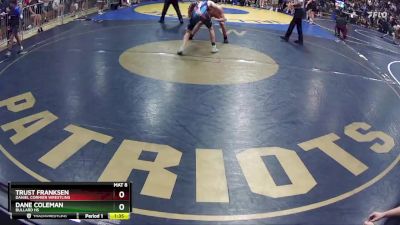 133 lbs Champ. Round 1 - Dane Coleman, Bullard HS vs Trust Franksen, Daniel Cormier Wrestling