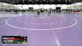 130 lbs Cons. Round 2 - Layla Gardner, Lafayette (Wildwood) vs Brooklyn Clark, Little Axe