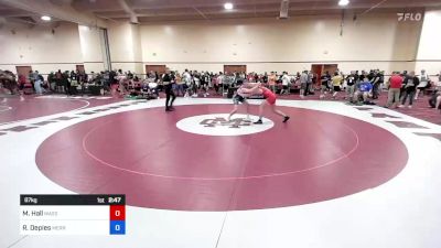 87 kg Cons 16 #2 - Maxwell Hall, Massachusetts vs Ryder Depies, Merrill High School Wrestling