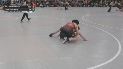 138 lbs Champ. Rd Of 64 - William Scruggs, Red Cobra vs Lincoln Mack, Izzy Style Wrestling