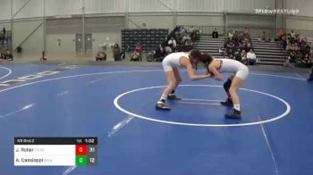 90 lbs Prelims - Jadyn Roller, Cowgirls Orange vs Angelina Cassioppi, Bedlam