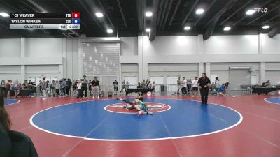 126 lbs Quarters - CJ Weaver, Tullahoma Take Down vs Taylon Winker, C2x