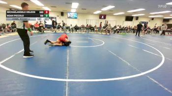 132 lbs Cons. Round 2 - Noah Piccolo, Trabuco Hills vs Michaelangelo DeLeon, Oakdale