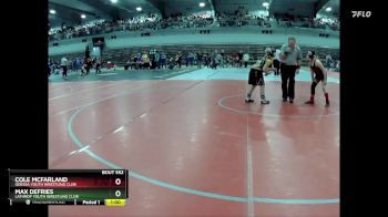 100 lbs 3rd Place Match - Max DeFries, Lathrop Youth Wrestling Club vs Cole McFarland, Odessa Youth Wrestling Club