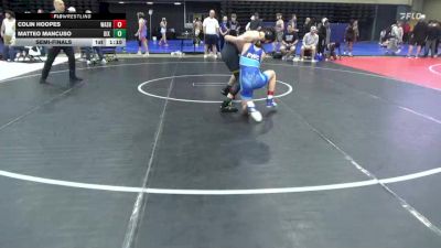 128 lbs Semifinal - Colin Hoopes, Washington Twp vs Matteo Mancuso, Dix Hills