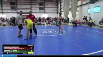 120 lbs Round 1 (3 Team) - Caelen Buchanan, SLAUGHTER HOUSE WRESTLING CLUB vs Parker Trahan, BUFFALO WRESTLING CLUB