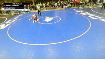 115 lbs 5th Place Match - America Camacho, Unattached vs Charlie Dolan, Unattached