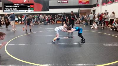 75 lbs 1st Place Match - Rhett Lovelace, Legacy Elite Wrestling Club vs William Duty, Eastside Youth Wrestling