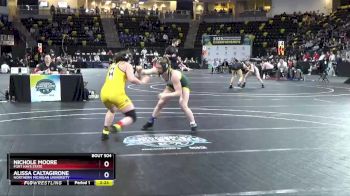 138 lbs Cons. Round 4 - Nichole Moore, Fort Hays State vs Alissa Caltagirone, Northern Michigan University