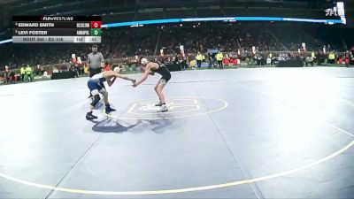 D2-106 lbs 5th Place Match - Edward Smith, John Glenn HS (Bay City) vs Levi Foster, Annapolis HS