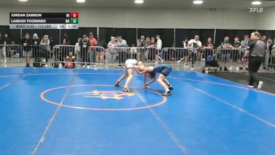 113 lbs Consi Of 64 #1 - Jordan Zambon, MI vs Landon Thoennes, MN