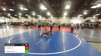 78 lbs Quarterfinal - Jonathan Gaskins, Top Team Colorado vs Josiah Hernandez, NM Royalty
