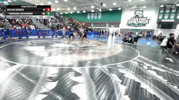 157 lbs Champ. Round 2 - Edward Gutierrez, Heritage vs Dylan Gojich, Paloma Valley