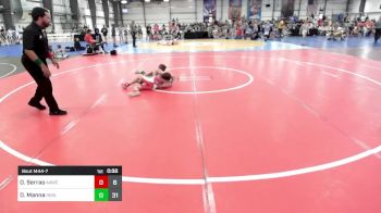 90 lbs Round Of 16 - Olympic Serrao, All American Wrestling Club vs Damian Manna, Rebellion Uprising