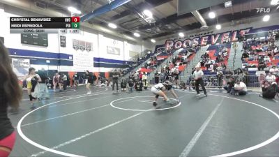 132 lbs Cons. Semi - Heidi Espindola, Perris vs Chrystal Benavidez, GWC/Tigers