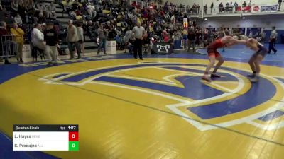 138 lbs Quarterfinal - Logan Hayes, General McLane vs Stephen Predajna, All American WC