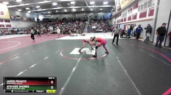 138 lbs Cons. Round 6 - Stryker Shores, Mesa Mountain View vs Jaden Franco, Monument Valley