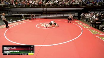 132 lbs Semifinal - Connor Knudsen, Timpanogos vs Collin Miller, Sky View