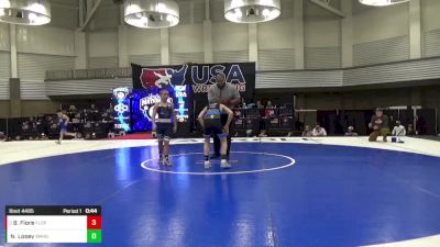 14U Boys - 100 lbs Semis - Noah Losey, Bishop McCort High School Wrestling vs Bryce Fiore, Florida