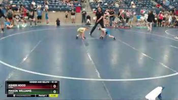 41-44 lbs Round 5 - Mason Williams, Idaho vs Asher Hood, Utah