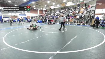 157 lbs Cons. Round 2 - Anthony Zaragoza, Corona vs Benjamin DeLaTorre, South Hills Hs