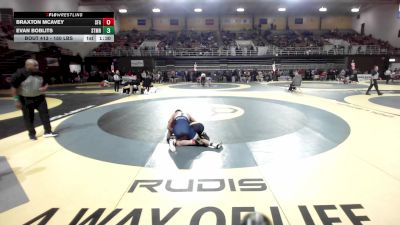 150 lbs Round Of 16 - Braxton Mcavey, Saint Frances Academy vs Evan Boblits, St. Mary's Ryken