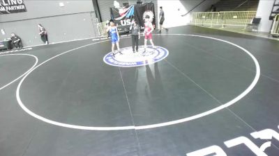 100 lbs 3rd Place Match - Logan Hunter, Ferndale Wrestling Club/Lost Coast Wrestling vs Moises Barrios, Canyon Springs High School Wrestling