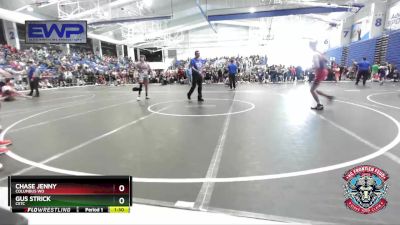 140 lbs Round 5 - Chase Jenny, Columbus WO vs Gus Strick, CSTC