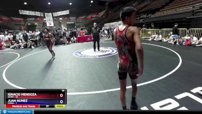 106 lbs Round 1 (16 Team) - Brandon Corona, KCWA vs Dalton Carter, CMWA