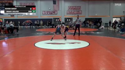 N-14 lbs 3rd Place Match - Brady Rolfes, North Liberty Club Wrestling vs Kohen Gerot, DC Elite
