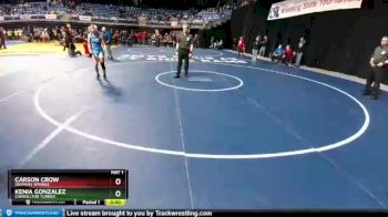 5A - 110 lbs Cons. Round 2 - Carson Crow, Dripping Springs vs Kenia Gonzalez, Carrollton Turner