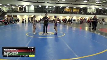 101 lbs Cons. Round 3 - Kelly Enriquez, Wisconson Stevens Point vs Makayla Young, Indiana Tech University