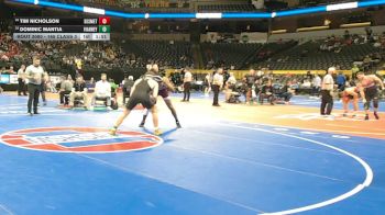 165 Class 3 lbs Champ. Round 1 - Dominic Mantia, Vianney vs Tim Nicholson, De Smet Jesuit