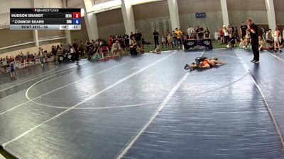 56 lbs Cons. Semis - Hudson Brandt, Nevada vs Connor Sears, Sanderson Wrestling Academy