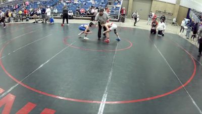 12U Boys - 108 lbs Quarters - Benito Delgado, Red Cobra Wrestling Academy vs Oliver Maidment, Midwest Regional Training Center