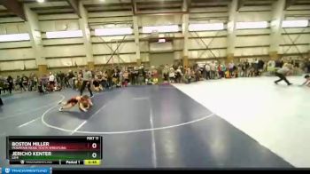 86 lbs Cons. Round 2 - Boston Miller, Mountain Ridge Youth Wrestling vs Jericho Kenter, Lehi