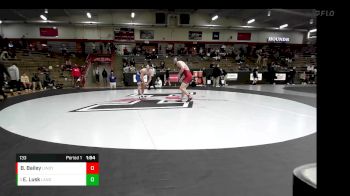 133 lbs Quarterfinal - Elijah Lusk, Lander vs Breyden Bailey, Indianapolis