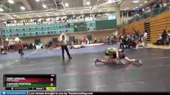145 lbs Champ. Round 3 - Jake Lerdahl, San Clemente vs Cannon Montoya, Slam Academy