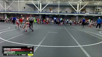 76 lbs Round 6 (10 Team) - Griffin Smith, Upstate Uprising vs Colton Louderback, Iron Horse