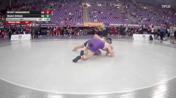 197 lbs Finals (8 Team) - Isaac Rosas, University Of Dubuque vs Wyatt Sieniarecki, Albion