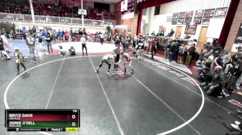 113 lbs Cons. Round 3 - Bryce Davis, Colville vs Derek O`Dell, Richland