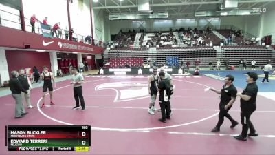 165 lbs Semifinal - Mason Buckler, Frostburg State vs Edward Terreri, Felician