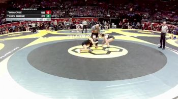 G-100 lbs Champ. Round 1 - Mila Cruz, G-Watkins Memorial vs Lucy Amrine, G-Centerville