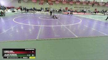 125 lbs Quarterfinal - Jalen Dunson, Wisconsin-Whitewater vs Chris Kish, Carthage College