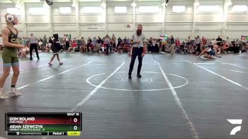 113 lbs Round 4 (8 Team) - Aidan Szewczyk, Combat Athletics Black vs Dom Roland, Kiski Pride