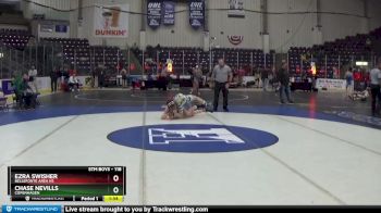 118 lbs Quarterfinal - Ezra Swisher, Bellefonte Area Hs vs Chase Nevills, Copenhagen