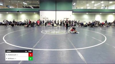 126 lbs Consi Of 128 #2 - Aidan Szewczyk, NC vs Parker Withers, VA